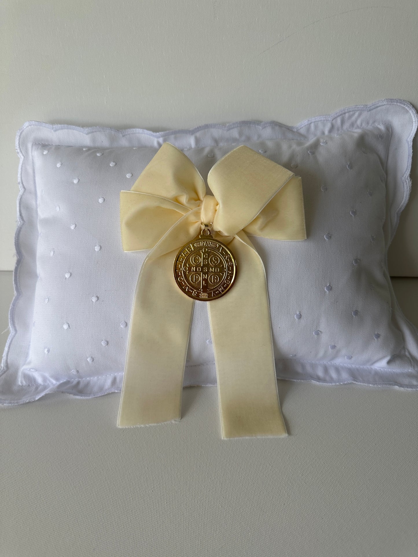 Baby Pillow San Benito Abad Yellow