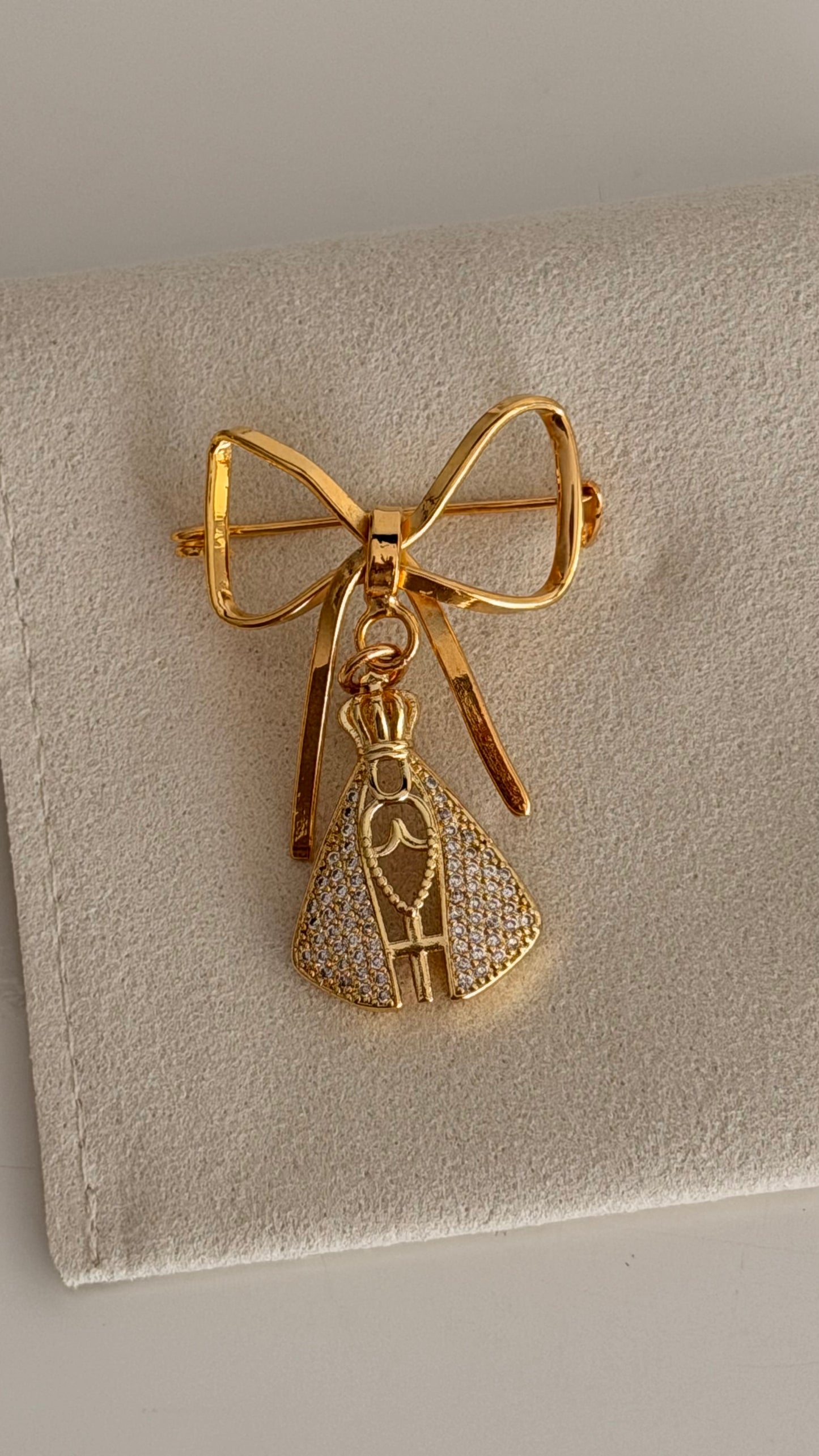 Baby Pin Bow Style - Virgen del Valle