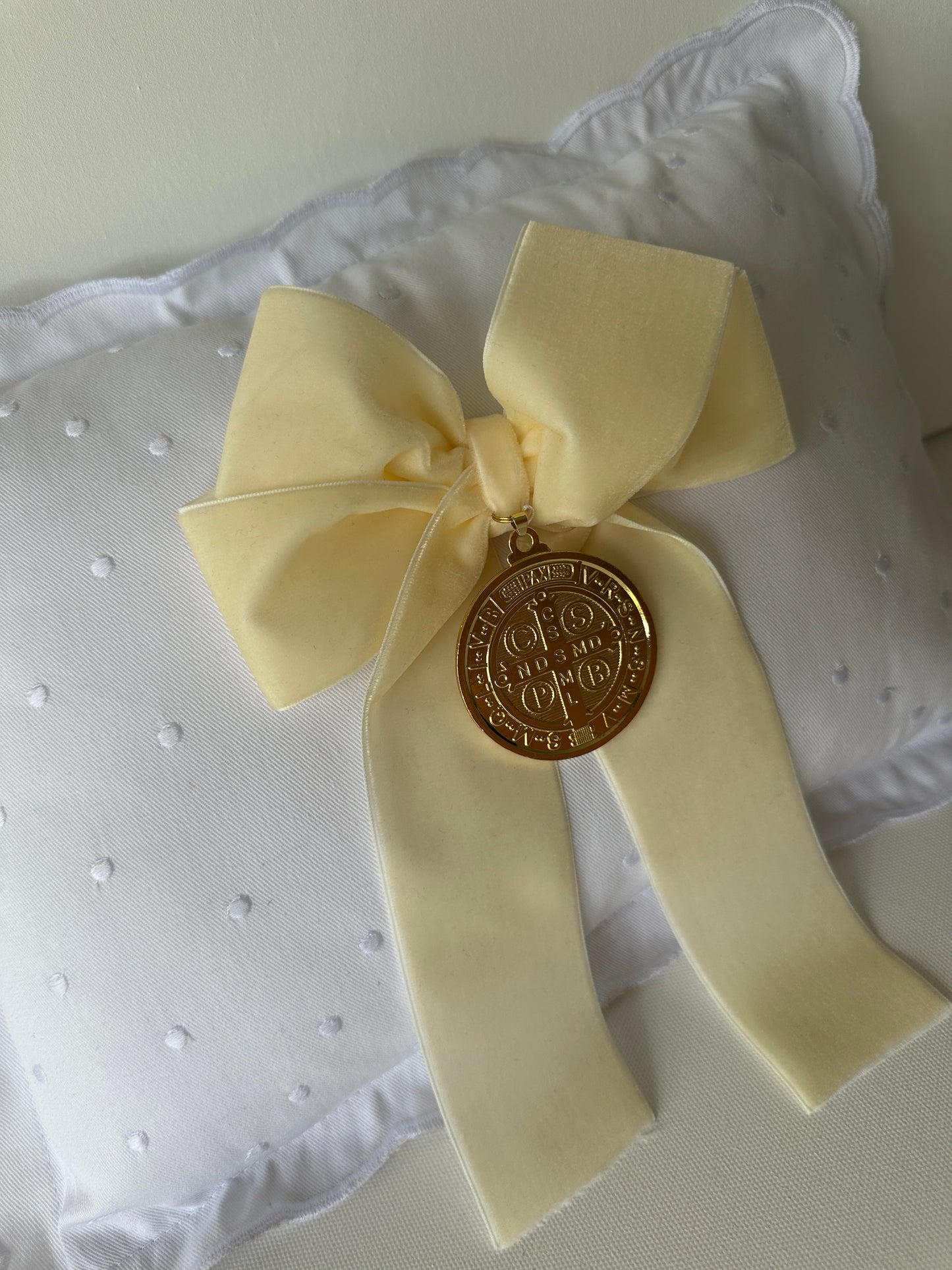 Baby Pillow San Benito Abad Yellow