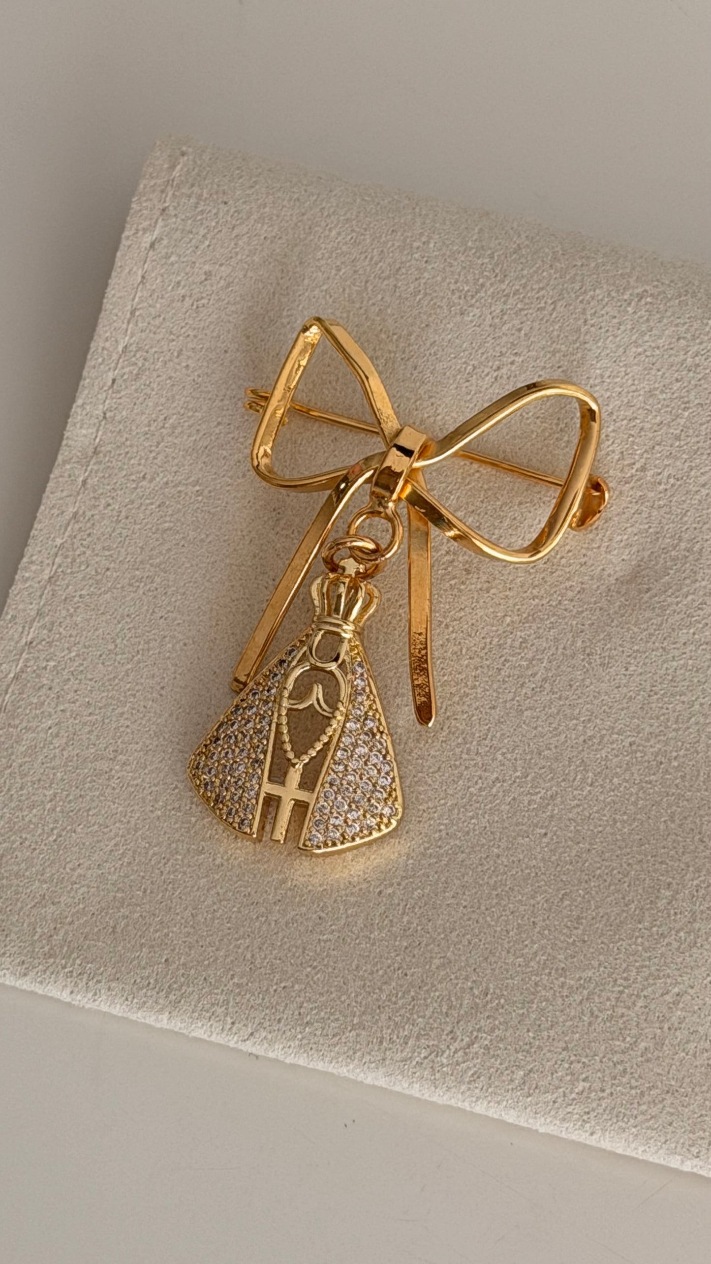 Baby Pin Bow Style - Virgen del Valle