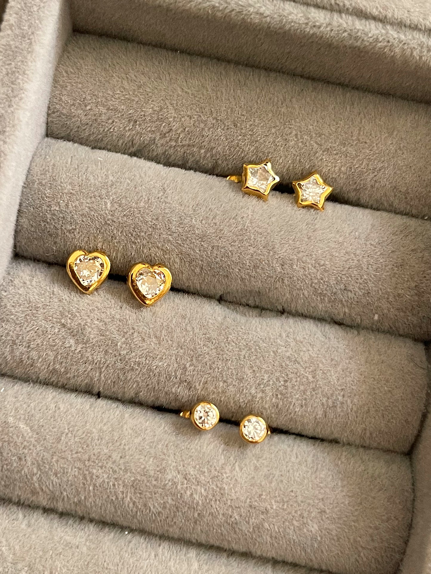 Zirconia Baby Studs Earrings