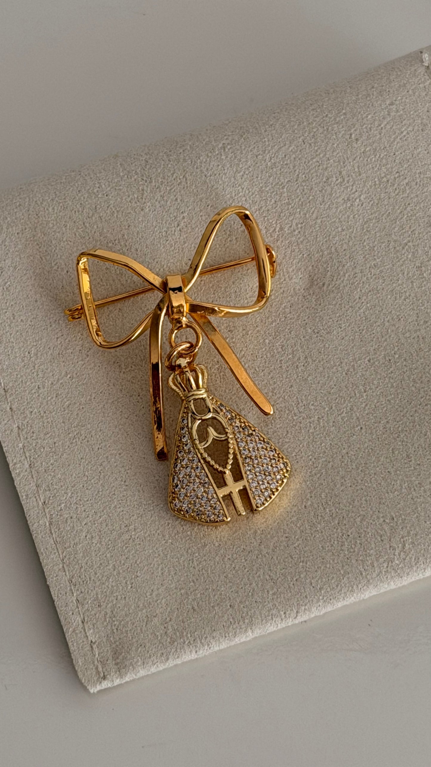 Baby Pin Bow Style - Virgen del Valle