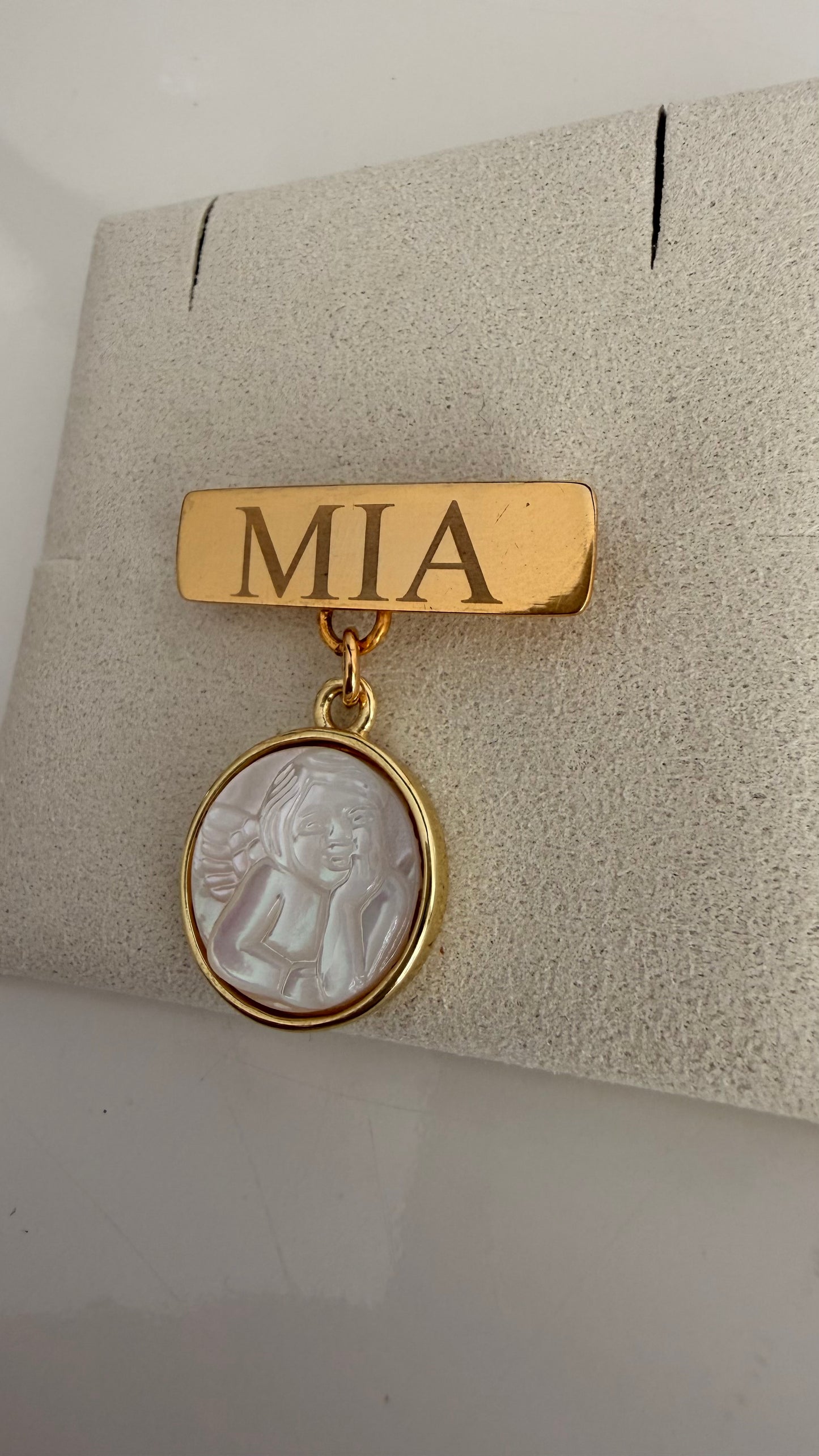 Baby Pin Plaquita Mía