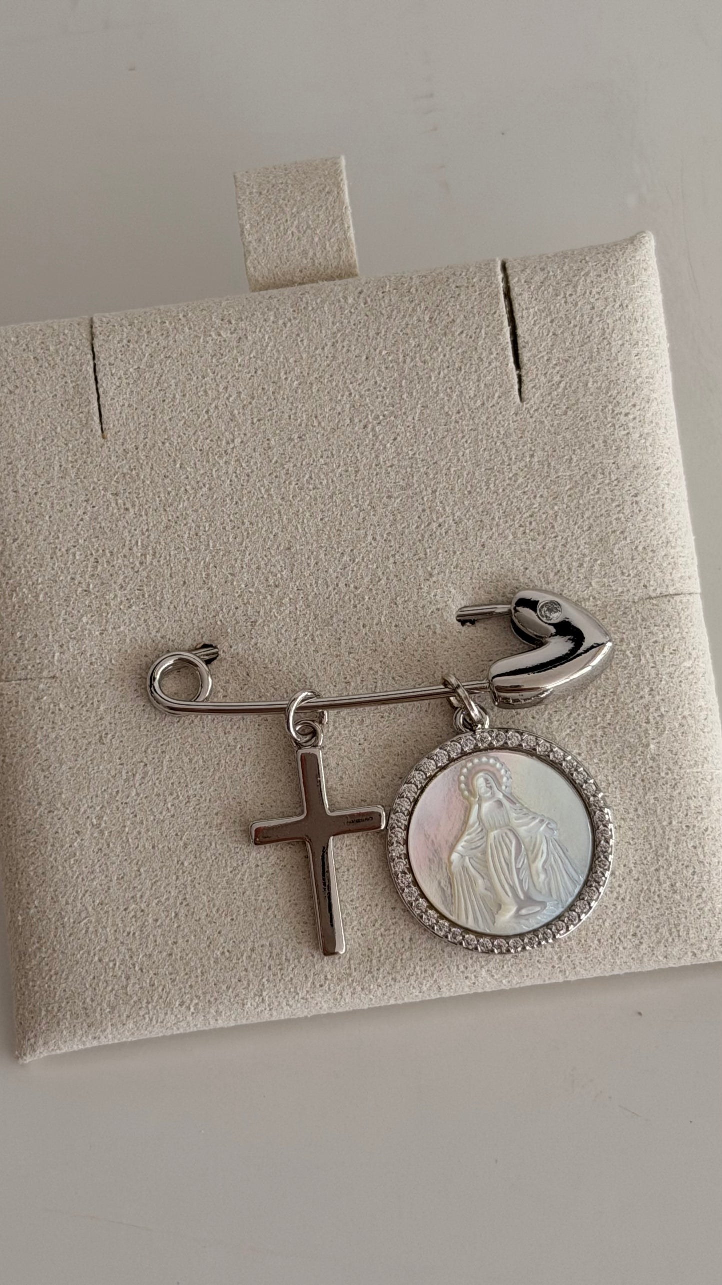 Virgin Milagrosa Baby Pin