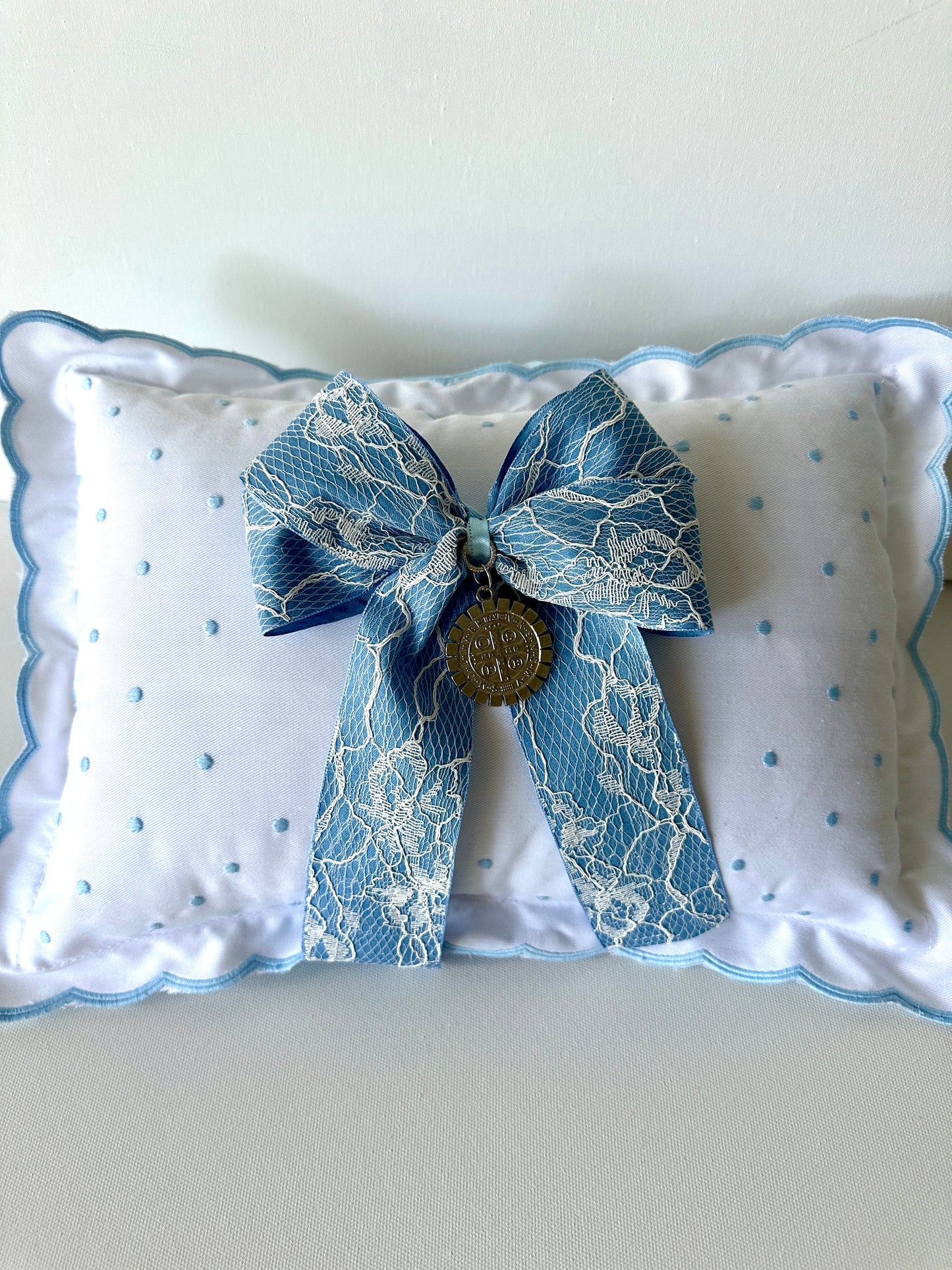 Silver Baby Pillow of Saint Benedict the Abbot