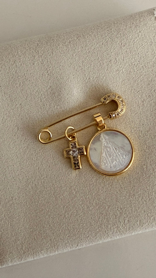 Baby pin Valle con Cruz