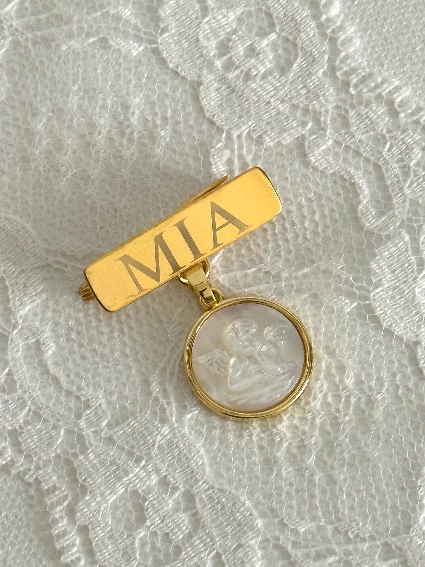 Baby Pin Plaquita Mía