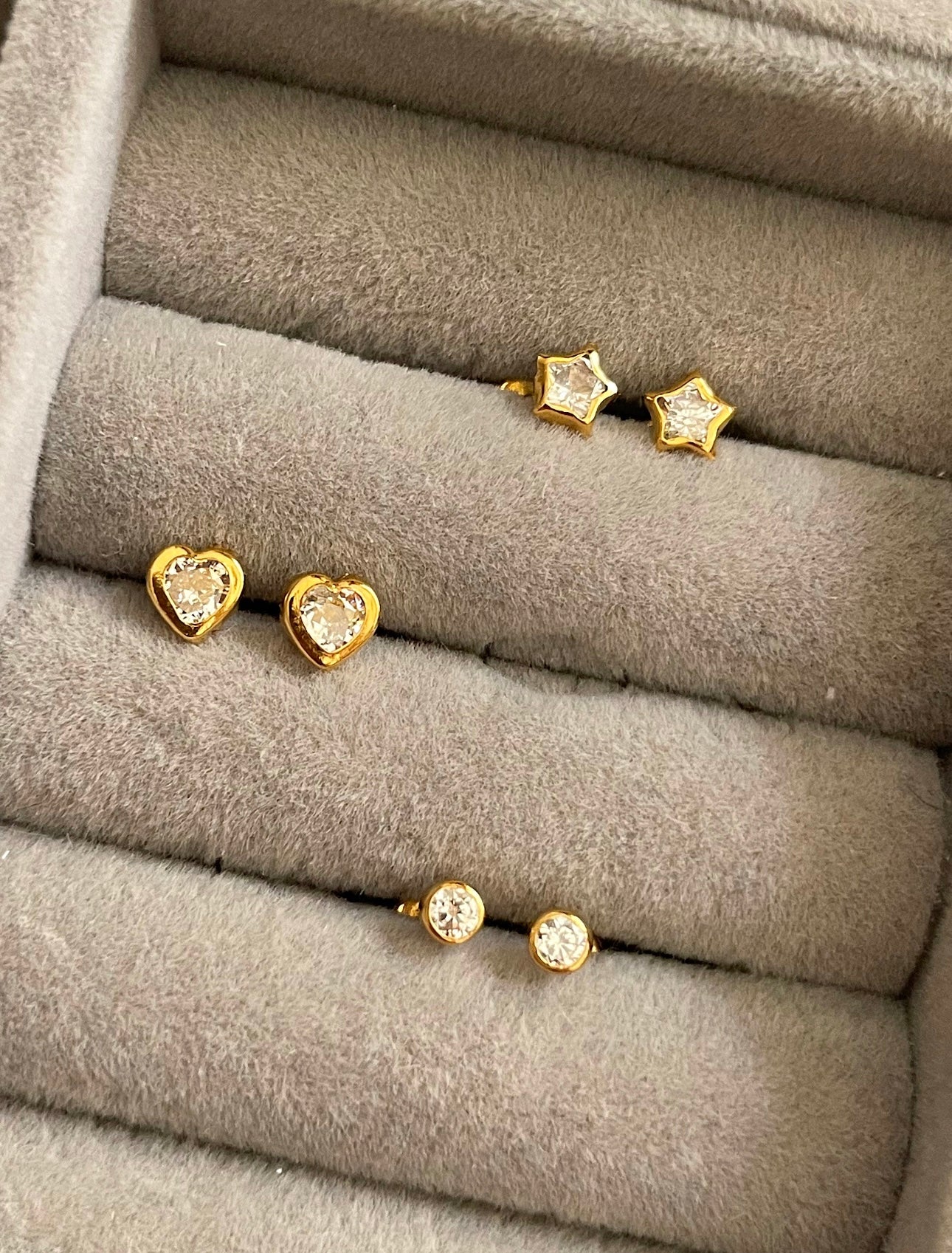 Zirconia Baby Studs Earrings