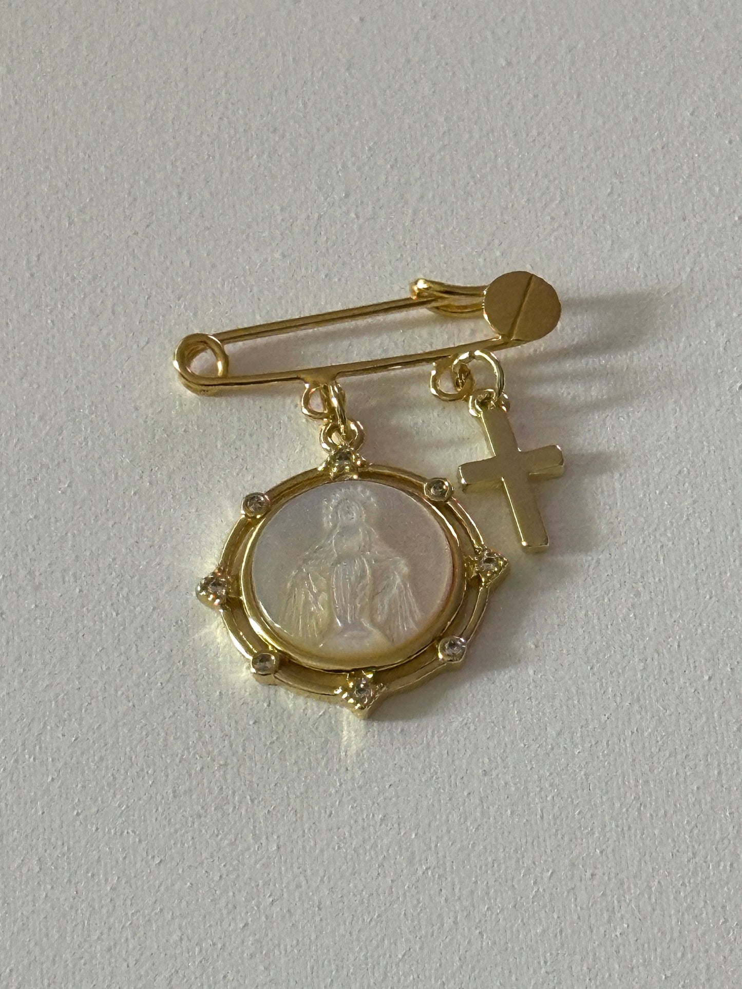 Virgin Milagrosa Baby Pin