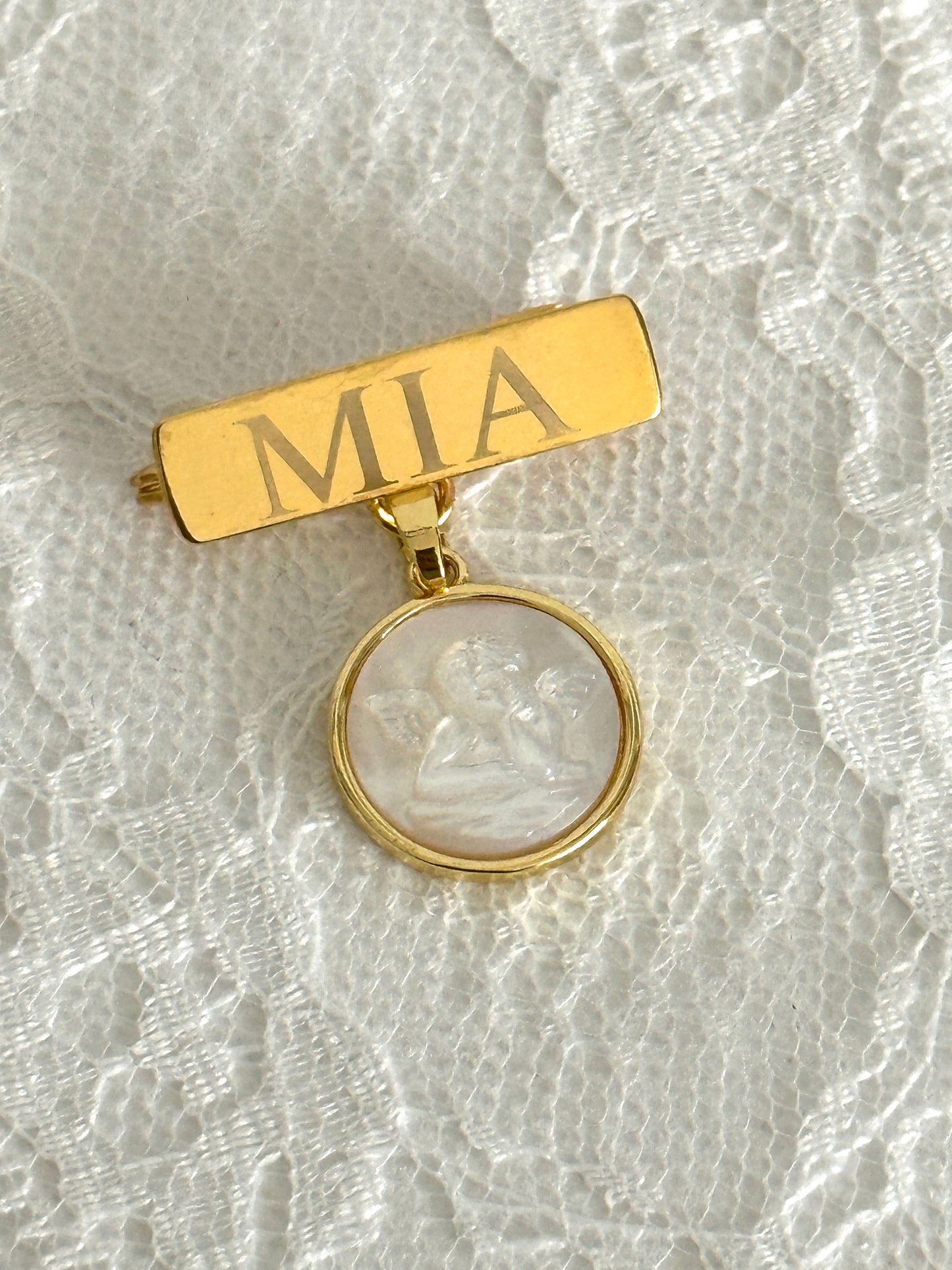 Baby Pin Plaquita Mía