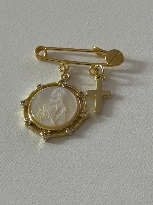 Virgin Milagrosa Baby Pin