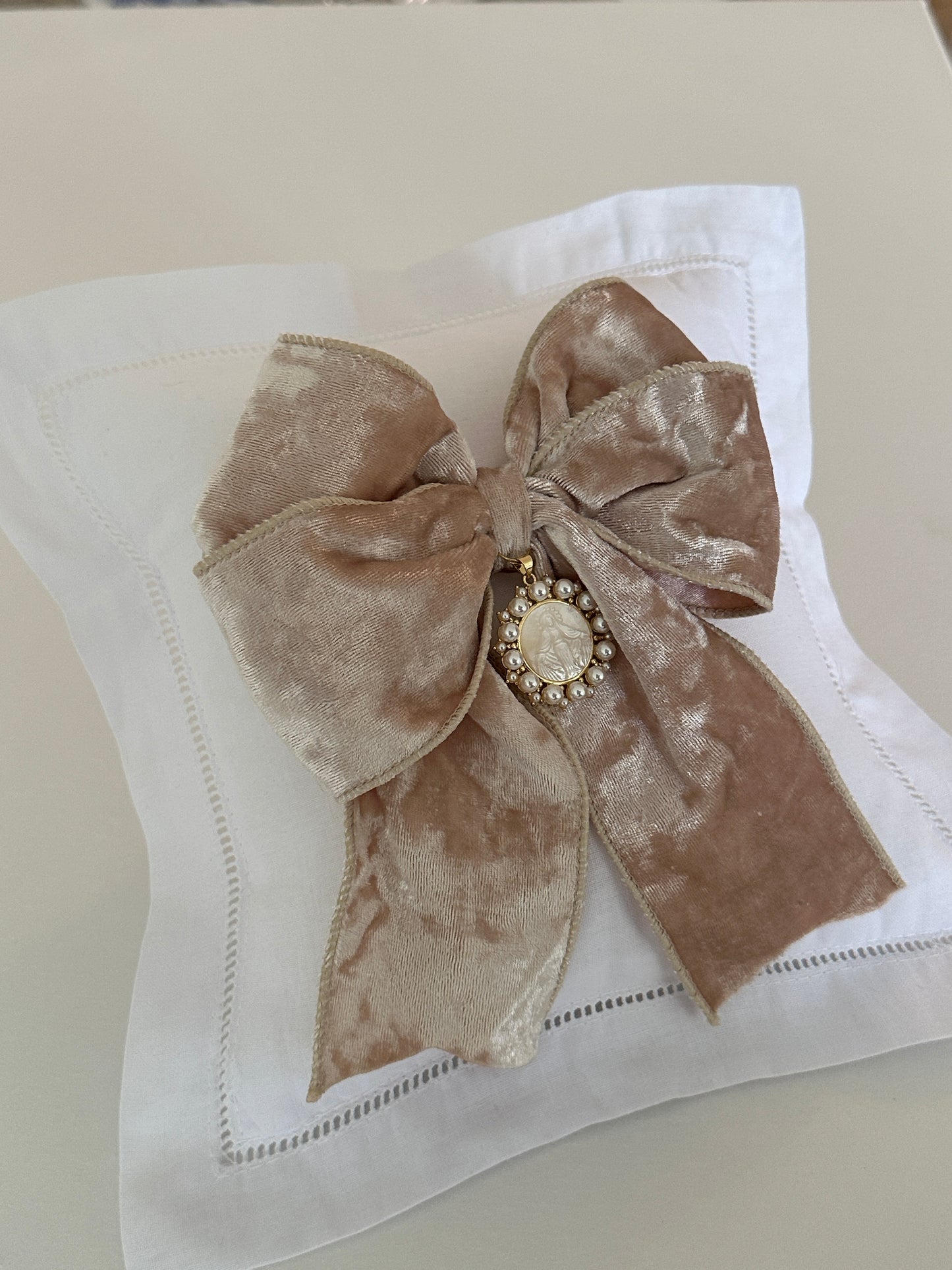 Baby Pillow Velvet Rose