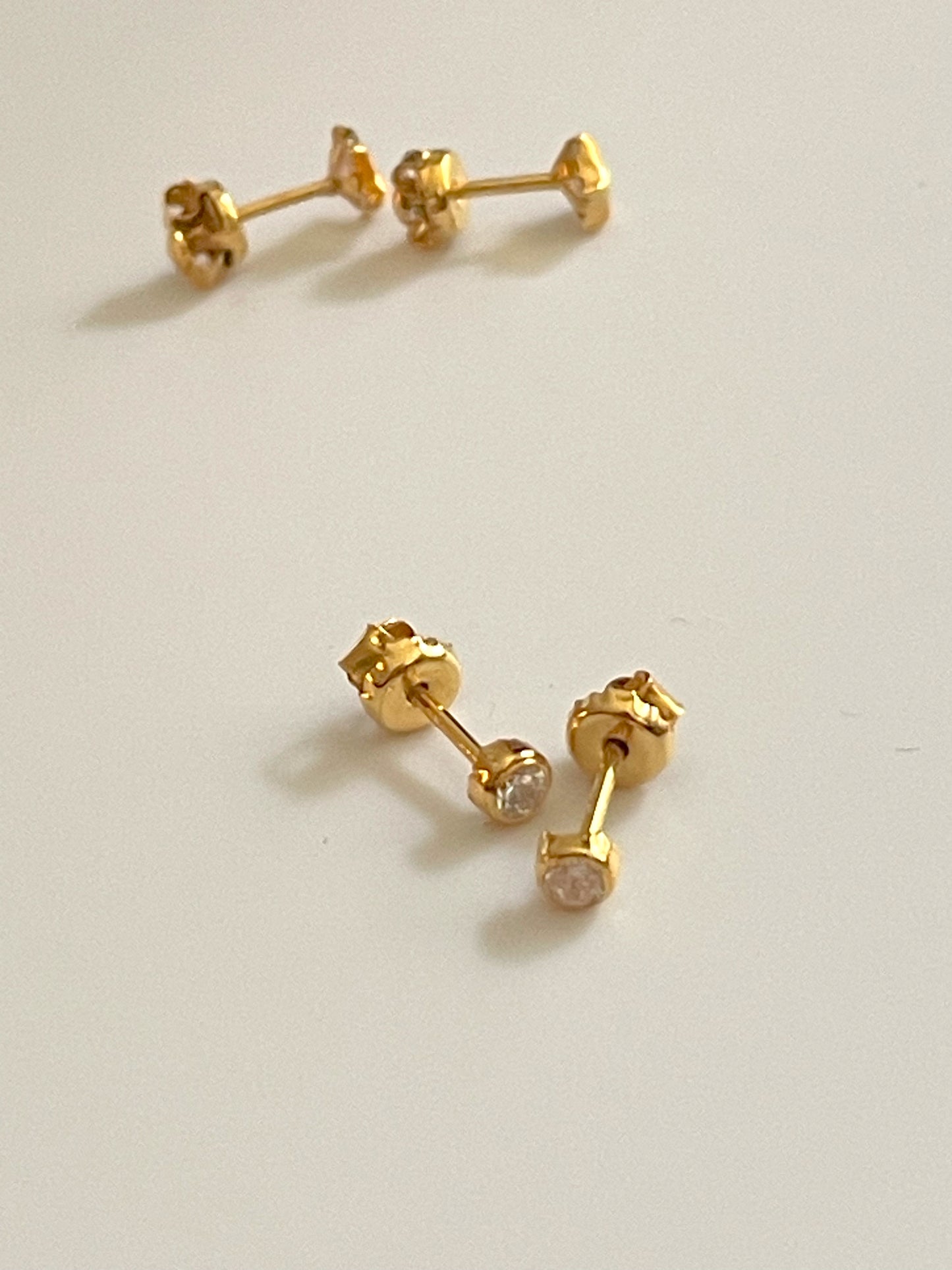 Zirconia Baby Studs Earrings